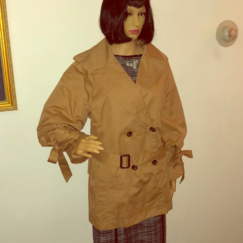 XL BANANA REPUBLIC water resistant belted trench